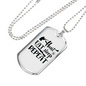 Hunt Eat Sleep Repeat Again Necklace Stainless Steel or 18k Gold Dog Tag 24" Chain-Express Your Love Gifts