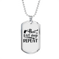 Hunt Eat Sleep Repeat Again Necklace Stainless Steel or 18k Gold Dog Tag 24" Chain-Express Your Love Gifts