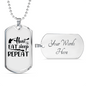Hunt Eat Sleep Repeat Again Necklace Stainless Steel or 18k Gold Dog Tag 24" Chain-Express Your Love Gifts