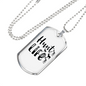 Hunt Is Life Necklace Stainless Steel or 18k Gold Dog Tag 24" Chain-Express Your Love Gifts