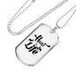 Hunt Life Necklace Stainless Steel or 18k Gold Dog Tag 24" Chain-Express Your Love Gifts