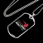 Hunt To Live Hunting Necklace Stainless Steel or 18k Gold Dog Tag 24"-Express Your Love Gifts