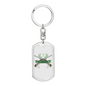 Huntaholic Hunter'S Keychain Gift Stainless Steel or 18k Gold Dog Tag Keyring-Express Your Love Gifts