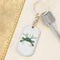 Huntaholic Hunter'S Keychain Gift Stainless Steel or 18k Gold Dog Tag Keyring-Express Your Love Gifts