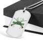 Huntaholic Hunting Necklace Stainless Steel or 18k Gold Dog Tag 24"-Express Your Love Gifts
