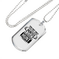 Hunted Hunt Hunting Necklace Stainless Steel or 18k Gold Dog Tag 24" Chain-Express Your Love Gifts