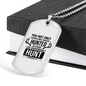Hunted Hunt Hunting Necklace Stainless Steel or 18k Gold Dog Tag 24" Chain-Express Your Love Gifts