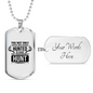 Hunted Hunt Hunting Necklace Stainless Steel or 18k Gold Dog Tag 24" Chain-Express Your Love Gifts