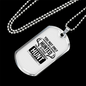 Hunted Hunt Hunting Necklace Stainless Steel or 18k Gold Dog Tag 24" Chain-Express Your Love Gifts