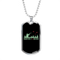 Hunter Forever Hunting Necklace Stainless Steel or 18k Gold Dog Tag 24"-Express Your Love Gifts