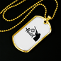 Hunter Man Necklace Stainless Steel or 18k Gold Dog Tag 24" Chain-Express Your Love Gifts