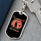Hunter'S Keychain Gift Hunter Is Stainless Steel or 18k Gold Dog Tag Keyring-Express Your Love Gifts