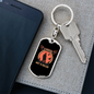 Hunter'S Keychain Gift Hunter Is Stainless Steel or 18k Gold Dog Tag Keyring-Express Your Love Gifts