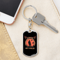 Hunter'S Keychain Gift Hunter Is Stainless Steel or 18k Gold Dog Tag Keyring-Express Your Love Gifts