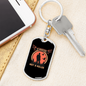 Hunter'S Keychain Gift Hunter Is Stainless Steel or 18k Gold Dog Tag Keyring-Express Your Love Gifts