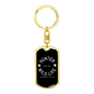 Hunter Wild Life Keychain Stainless Steel or 18k Gold Dog Tag Keyring-Express Your Love Gifts