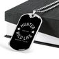 Hunter Wild Life Necklace Stainless Steel or 18k Gold Dog Tag 24" Chain-Express Your Love Gifts