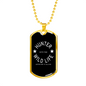 Hunter Wild Life Necklace Stainless Steel or 18k Gold Dog Tag 24" Chain-Express Your Love Gifts