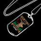 Hunting Adventure Necklace Stainless Steel or 18k Gold Dog Tag 24" Chain-Express Your Love Gifts