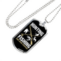 Hunting & Fishing Everyday Necklace Stainless Steel or 18k Gold Dog Tag 24" Chain-Express Your Love Gifts