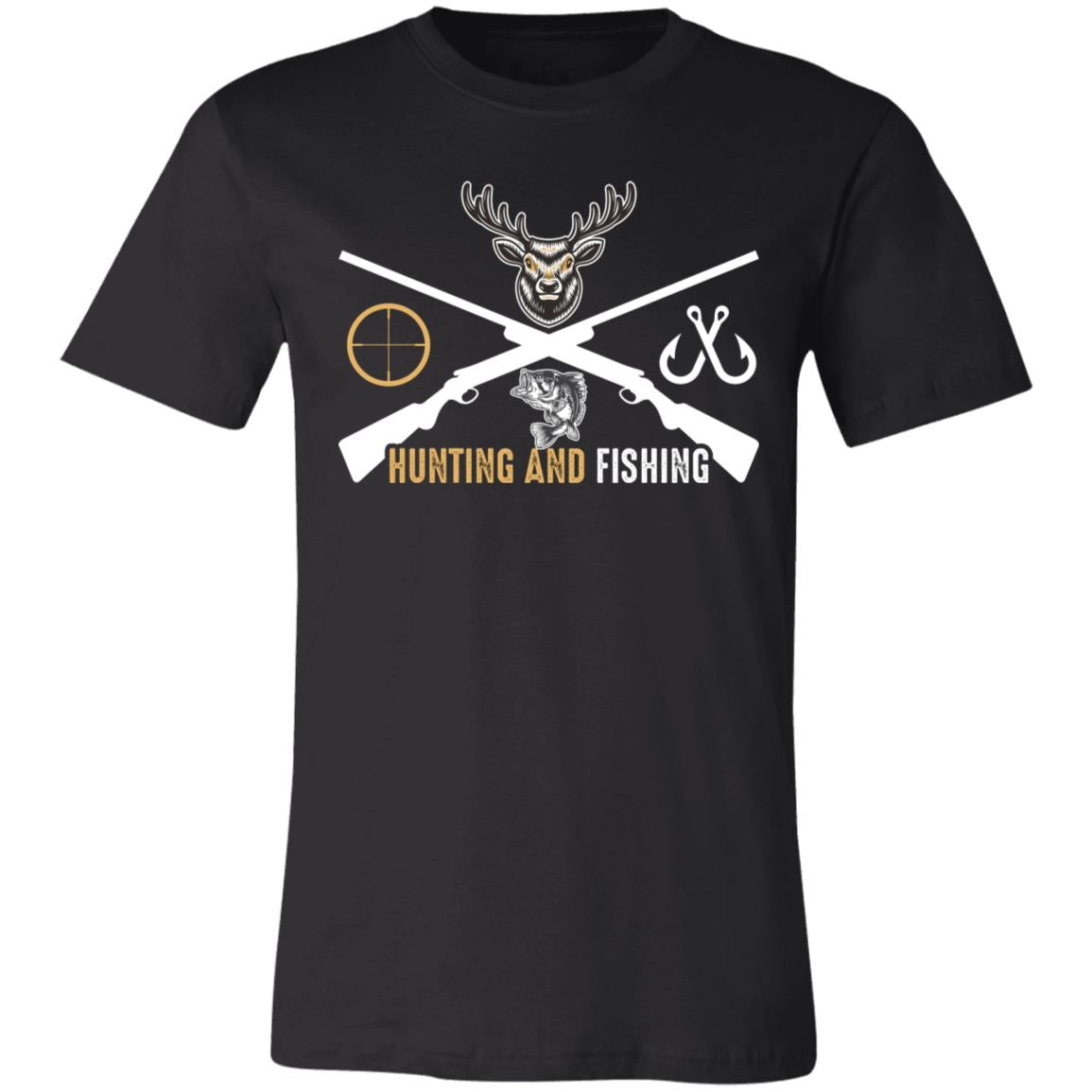 Hunting and Fishing Hunter Gift T-Shirt-Express Your Love Gifts