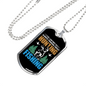 Hunting And Fishing Necklace Stainless Steel or 18k Gold Dog Tag 24-Express Your Love Gifts