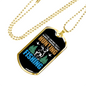 Hunting And Fishing Necklace Stainless Steel or 18k Gold Dog Tag 24-Express Your Love Gifts
