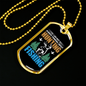 Hunting And Fishing Necklace Stainless Steel or 18k Gold Dog Tag 24-Express Your Love Gifts