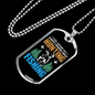 Hunting And Fishing Necklace Stainless Steel or 18k Gold Dog Tag 24-Express Your Love Gifts