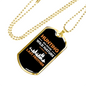 Hunting Big Bucks Necklace Stainless Steel or 18k Gold Dog Tag 24" Chain-Express Your Love Gifts