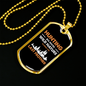 Hunting Big Bucks Necklace Stainless Steel or 18k Gold Dog Tag 24" Chain-Express Your Love Gifts