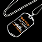 Hunting Big Bucks Necklace Stainless Steel or 18k Gold Dog Tag 24" Chain-Express Your Love Gifts