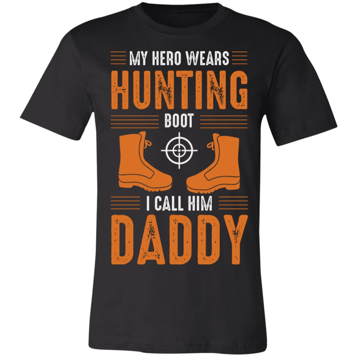 Hunting Boot Hero Daddy Hunter Gift T-Shirt-Express Your Love Gifts