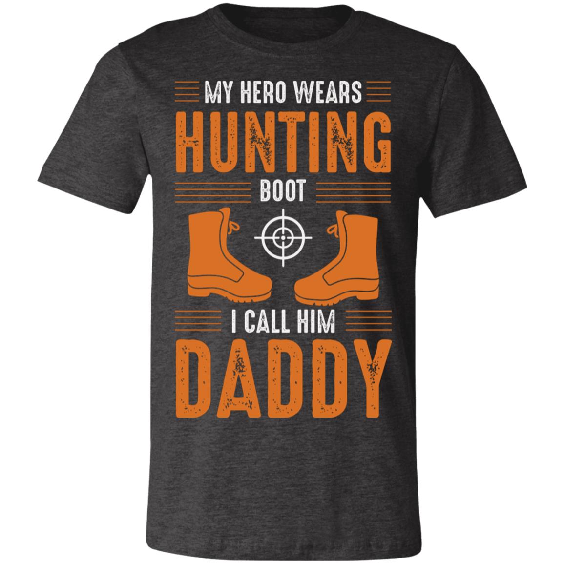 Hunting Boot Hero Daddy Hunter Gift T-Shirt-Express Your Love Gifts