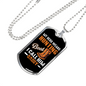 Hunting Boot Hero Necklace Stainless Steel or 18k Gold Dog Tag 24" Chain-Express Your Love Gifts