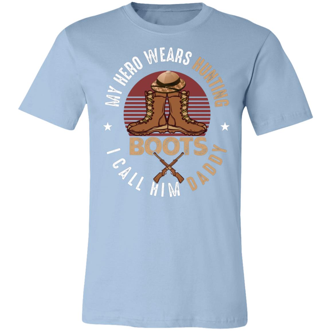 Hunting Boots Daddy Hero Hunter Gift T-Shirt-Express Your Love Gifts