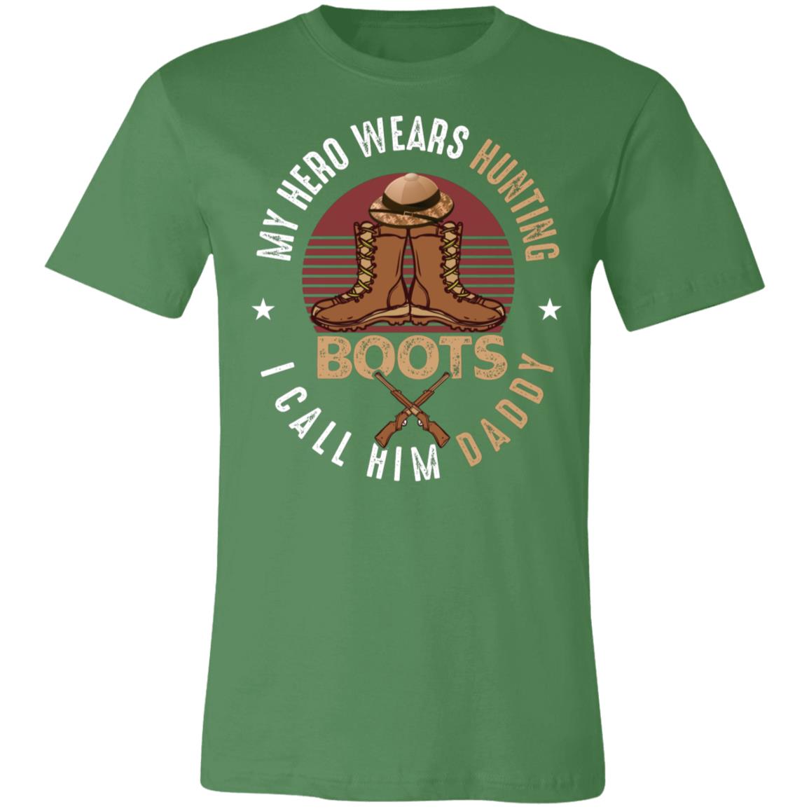 Hunting Boots Daddy Hero Hunter Gift T-Shirt-Express Your Love Gifts