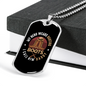 Hunting Boots Daddy Hero Necklace Stainless Steel or 18k Gold Dog Tag 24" Chain-Express Your Love Gifts