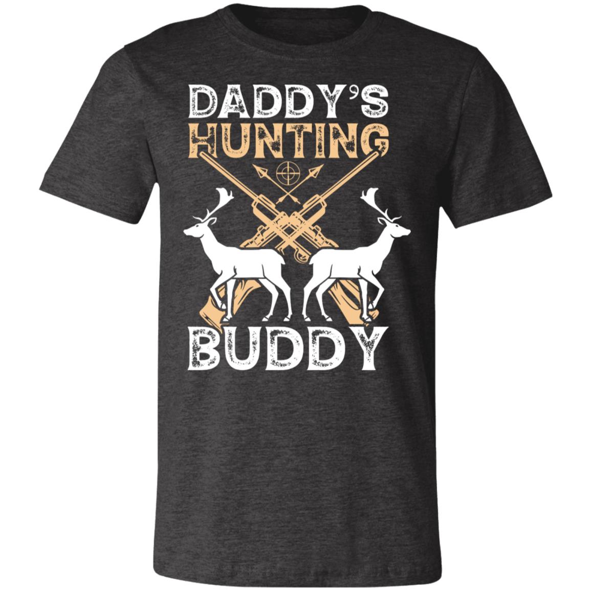Hunting Buddy Daddy Hunter Gift T-Shirt-Express Your Love Gifts