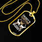 Hunting Buddy Daddy Necklace Stainless Steel or 18k Gold Dog Tag 24" Chain-Express Your Love Gifts