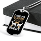 Hunting Buddy Daddy Necklace Stainless Steel or 18k Gold Dog Tag 24" Chain-Express Your Love Gifts