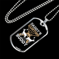 Hunting Buddy Daddy Necklace Stainless Steel or 18k Gold Dog Tag 24" Chain-Express Your Love Gifts