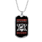 Hunting Buddy Dog And Guns Necklace Stainless Steel or 18k Gold Dog Tag 24" Chain-Express Your Love Gifts