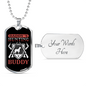 Hunting Buddy Dog And Guns Necklace Stainless Steel or 18k Gold Dog Tag 24" Chain-Express Your Love Gifts