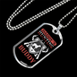 Hunting Buddy Dog And Guns Necklace Stainless Steel or 18k Gold Dog Tag 24" Chain-Express Your Love Gifts