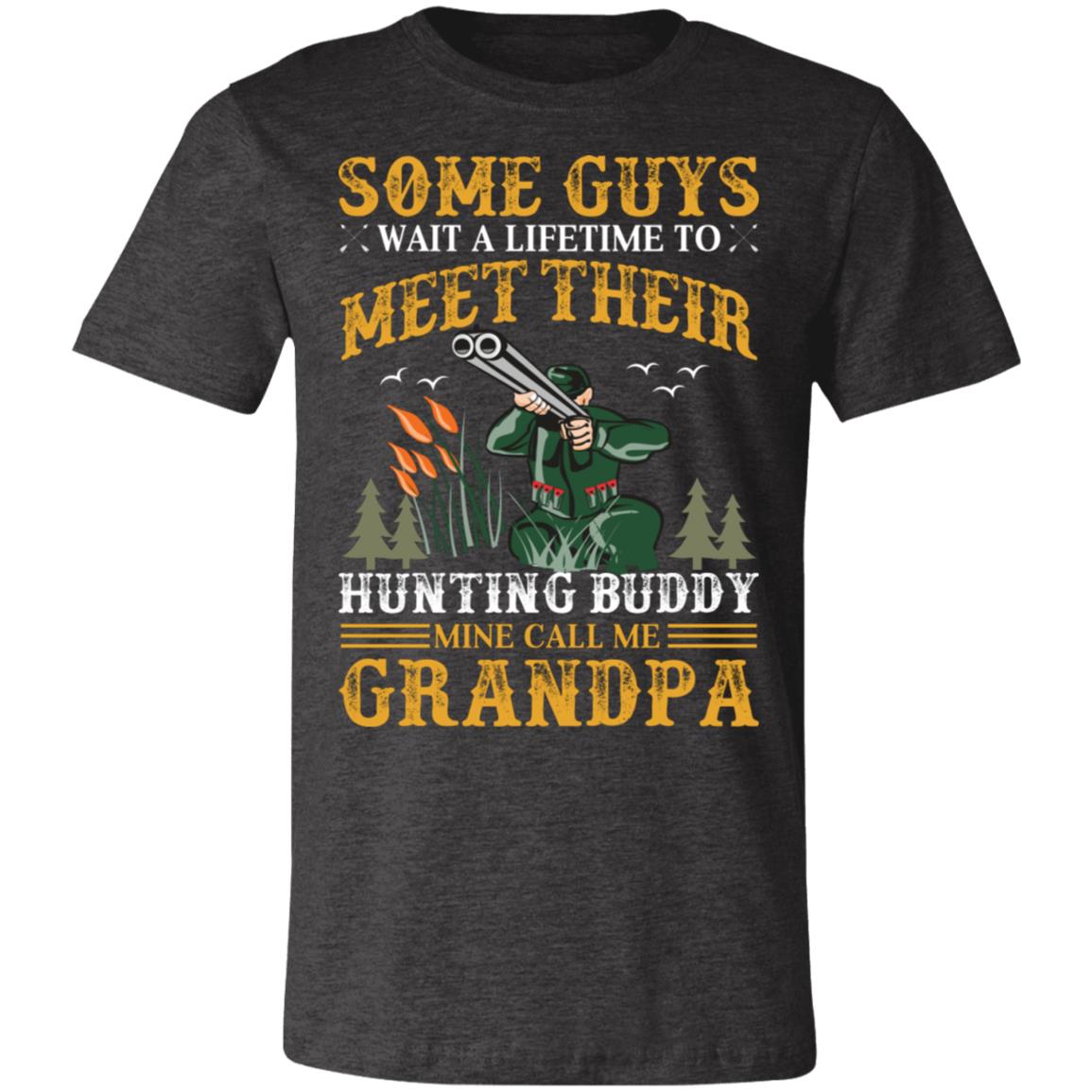 Hunting Buddy Grandpa Hunter Gift T-Shirt-Express Your Love Gifts