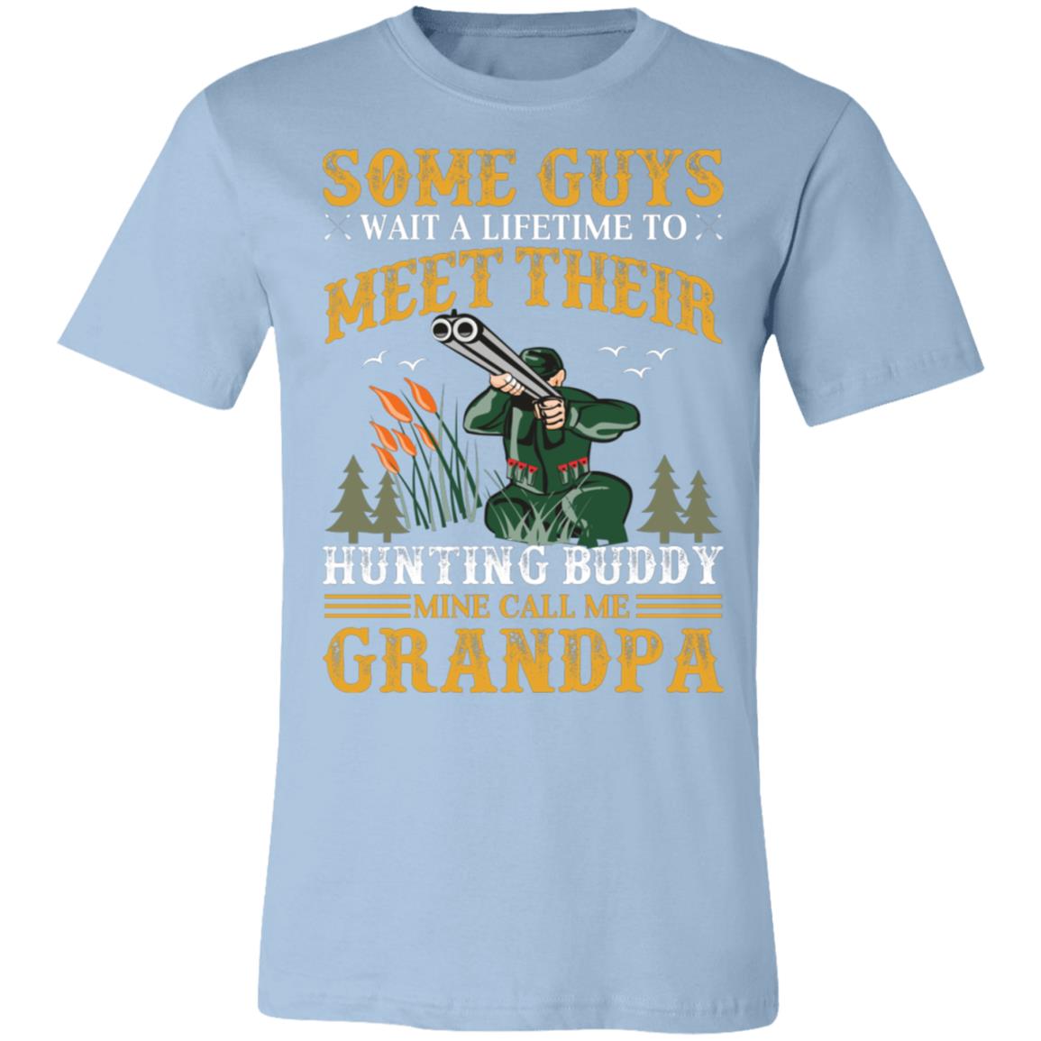 Hunting Buddy Grandpa Hunter Gift T-Shirt-Express Your Love Gifts
