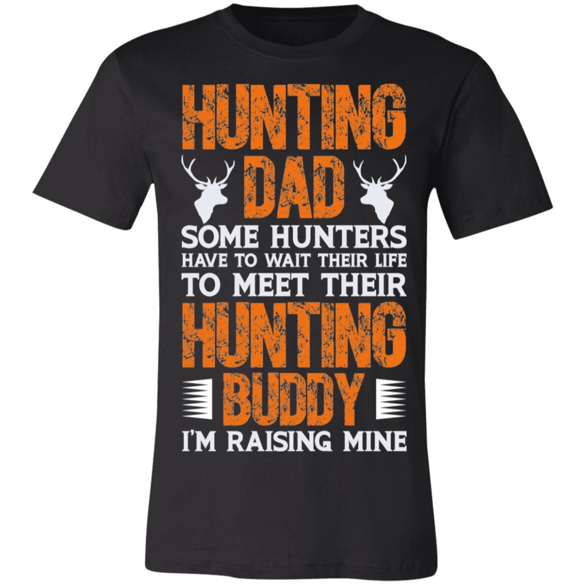 Hunting Dad Hunting Buddy Hunter Gift T-Shirt-Express Your Love Gifts