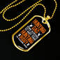 Hunting Dad Hunting Buddy Necklace Stainless Steel or 18k Gold Dog Tag 24" Chain-Express Your Love Gifts