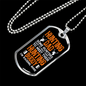 Hunting Dad Hunting Buddy Necklace Stainless Steel or 18k Gold Dog Tag 24" Chain-Express Your Love Gifts